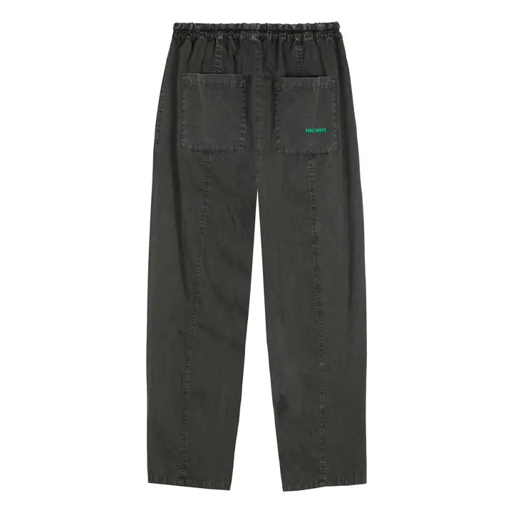 Pantalon Cocoon Coton Bio - Collection Femme | Gris chiné foncé- Image produit n°3