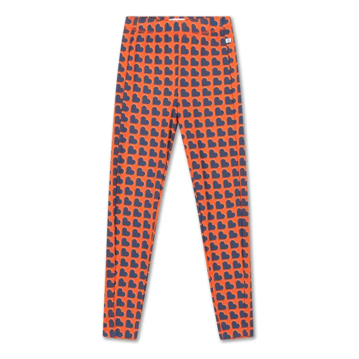 Legging Hearts Algodón orgánico | Rojo sangre- Imagen del producto n°0