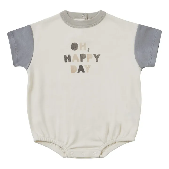 Barboteuse Happy Day | Ivoire- Image produit n°0