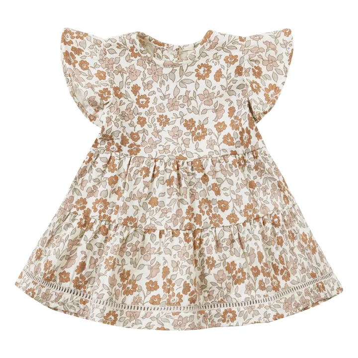 Robe et Bloomer Lily Fleuri | Ecru- Image produit n°2