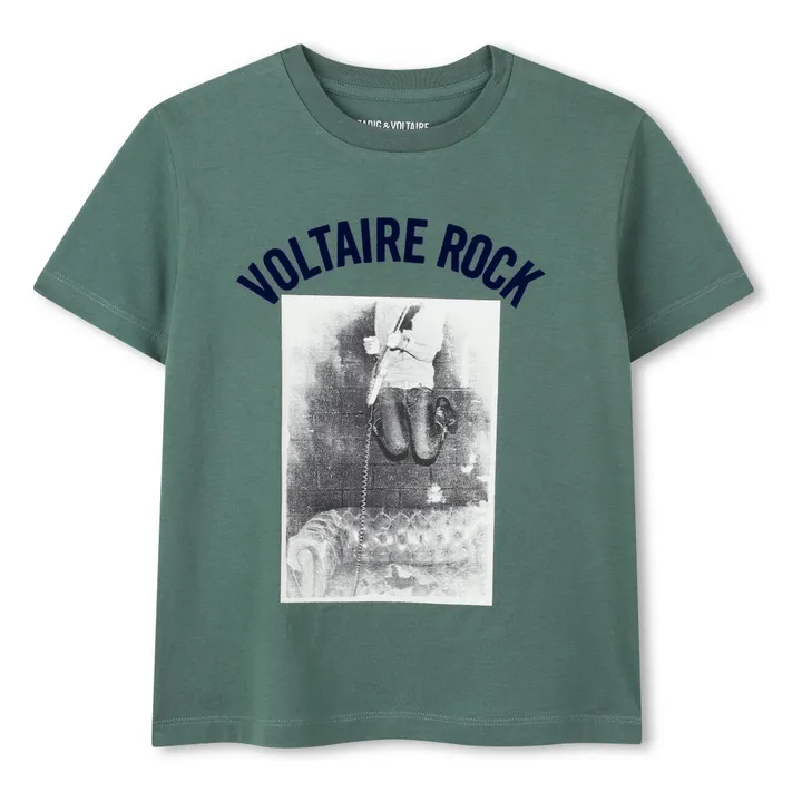 T-Shirt Voltaire Rock Bio-Baumwolle | Grün- Produktbild Nr. 0