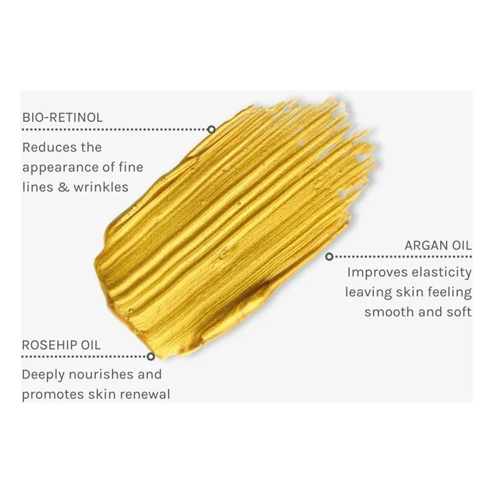 Masque éclat doré au Bio-Retinol Gold - 60 ml- Image produit n°3