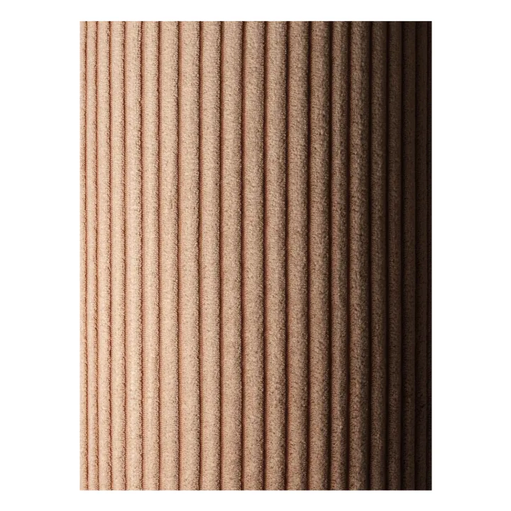 Chauffeuse en velours côtelé | Marron- Image produit n°8