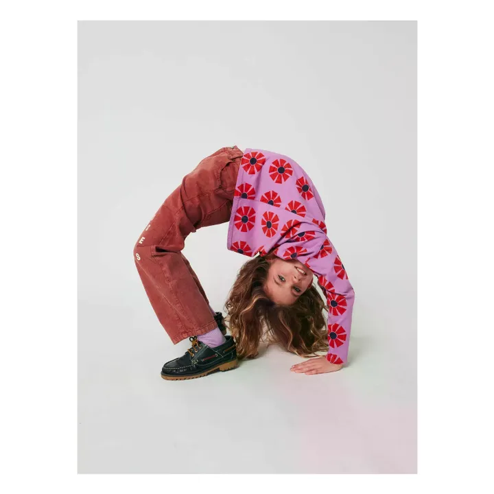 T-shirt Kaleidoscope Coton Bio | Lilas- Image produit n°4