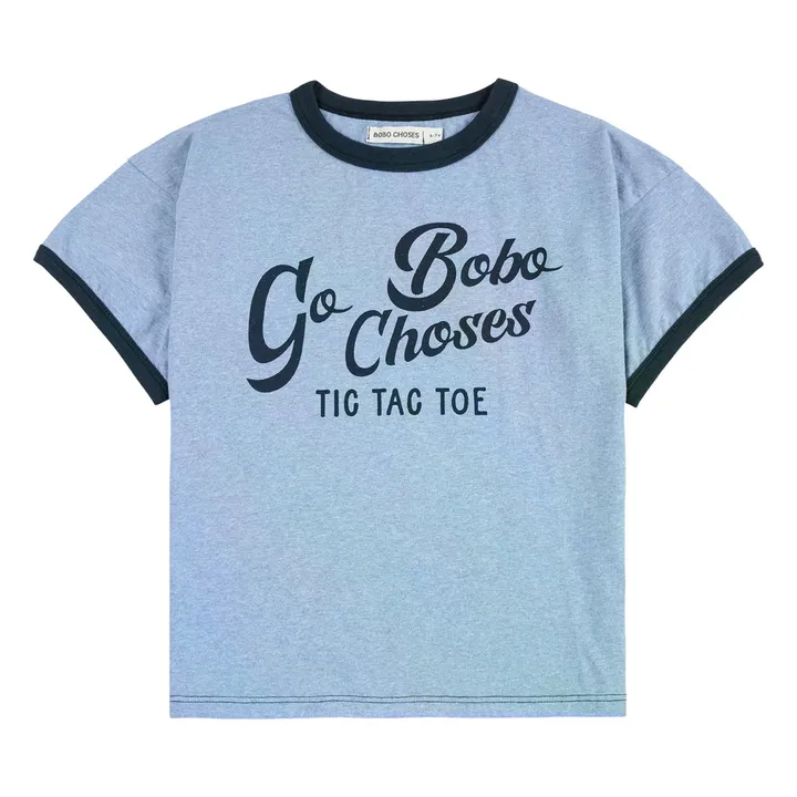 Camiseta de algodón ecológico Bobo Choses | Azul Claro- Imagen del producto n°0