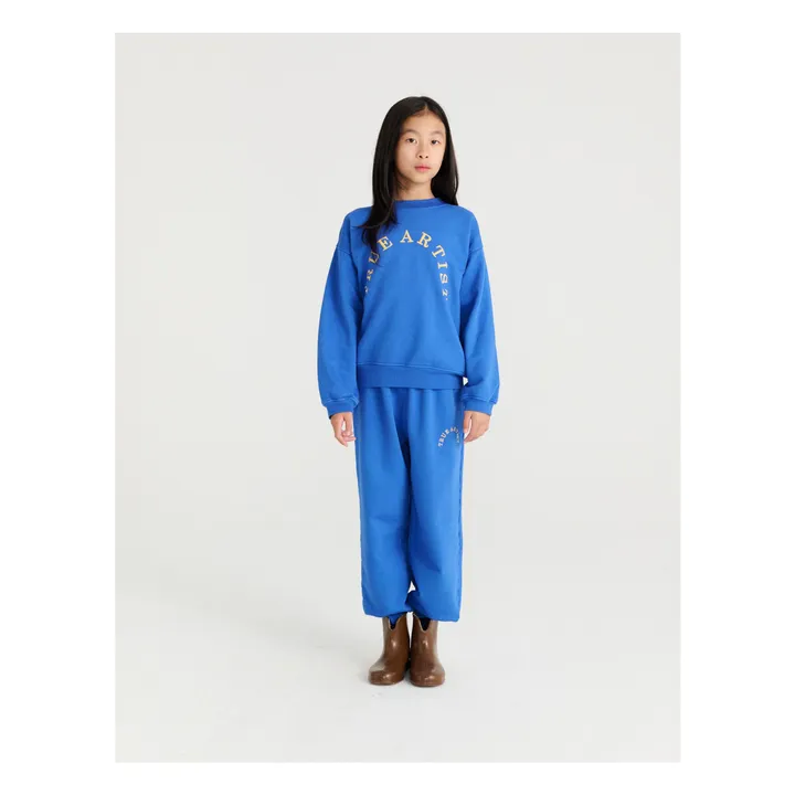 Jogger N°7 Coton Bio | Bleu- Image produit n°1