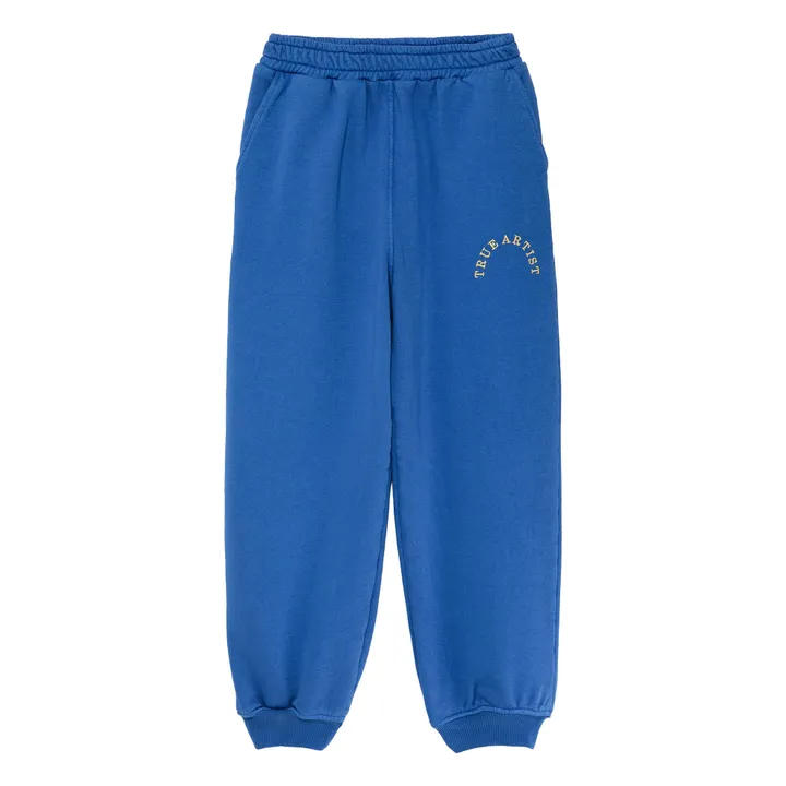 Jogger N°7 Coton Bio | Bleu- Image produit n°0