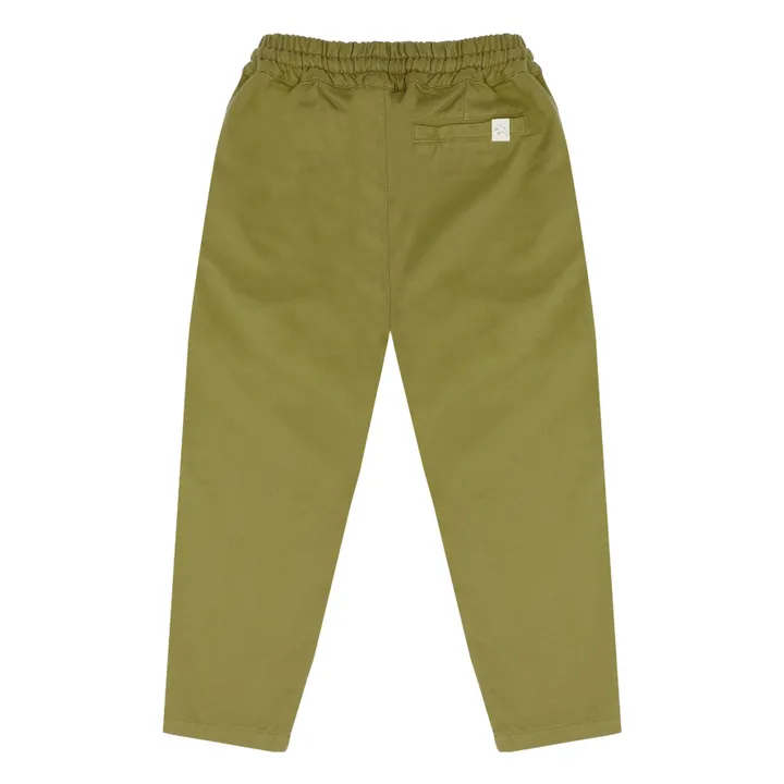 Pantalon Comfy Coton Bio | Vert kaki- Image produit n°3