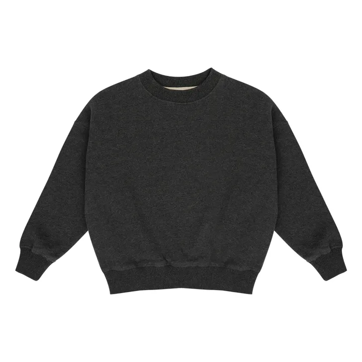 Sweat Bird NR 1 Coton Bio | Gris foncé- Image produit n°0