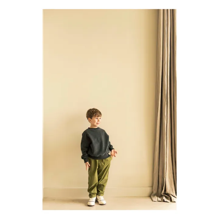 Sweat Bird NR 1 Coton Bio | Gris foncé- Image produit n°1