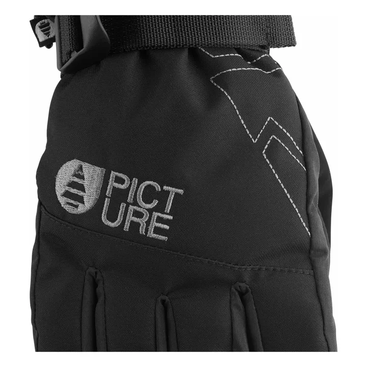 Gants de Ski Graby Fibres Recyclées | Noir- Image produit n°3