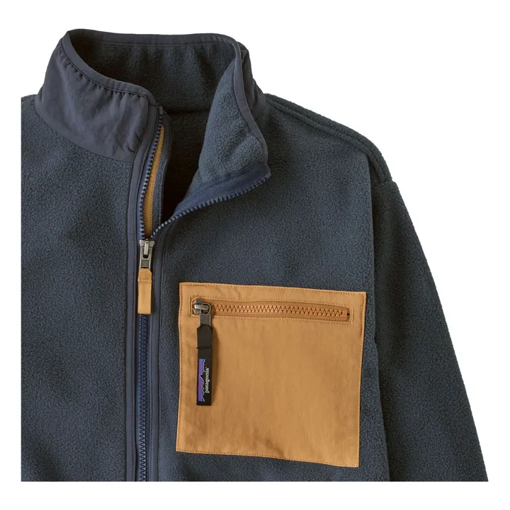 Veste Polaire Synch Fibres Recyclées | Bleu- Image produit n°2