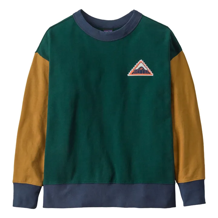 Sweat Crew Coton Bio | Vert- Image produit n°0