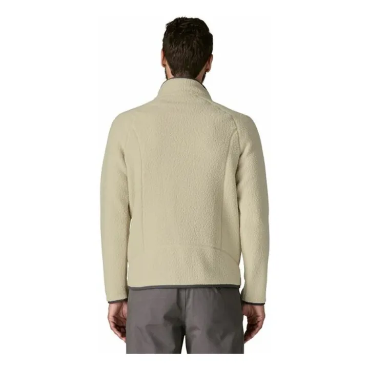 Veste Polaire Retro Pile Fibres Recyclées | Naturel- Image produit n°2