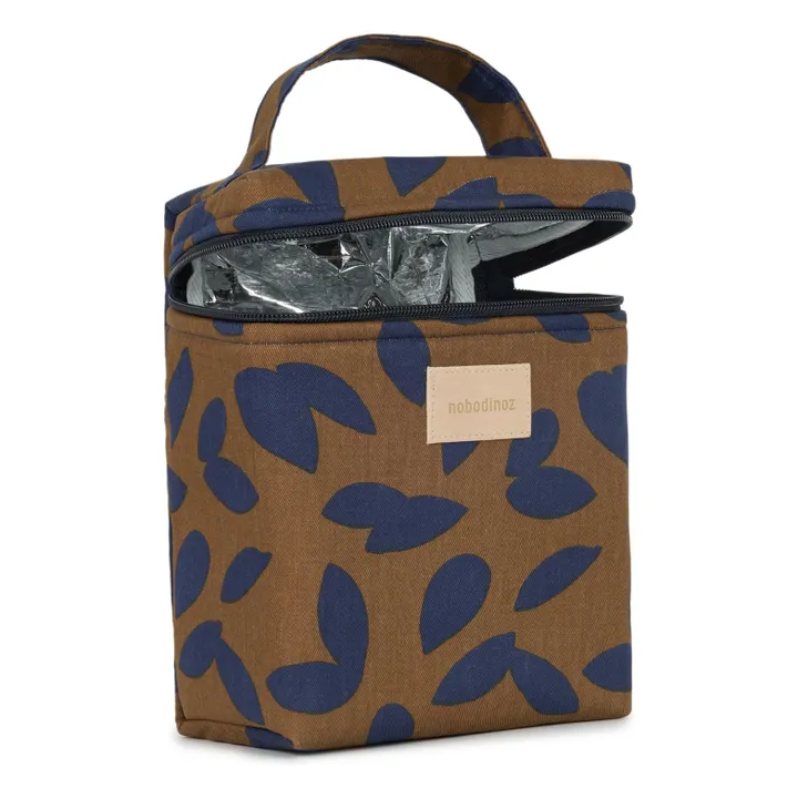 Lunch bag isotherme Hyde Park Blue Leaves | Bleu- Image produit n°2