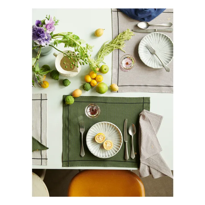 Sets de table Léonie - Set de 2 | Caviar- Image produit n°2