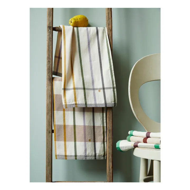 Torchons Archie - Set de 2 | Noisette- Image produit n°1