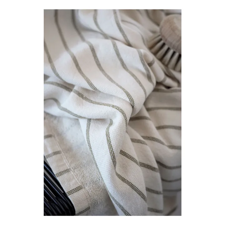 Drap de plage Marina | Vert mousse- Image produit n°2