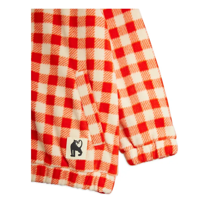 Sweat Gingham | Rouge- Image produit n°3