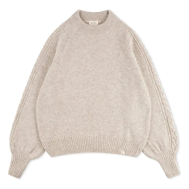 Wool Sweater | Oatmeal- Product image n°0