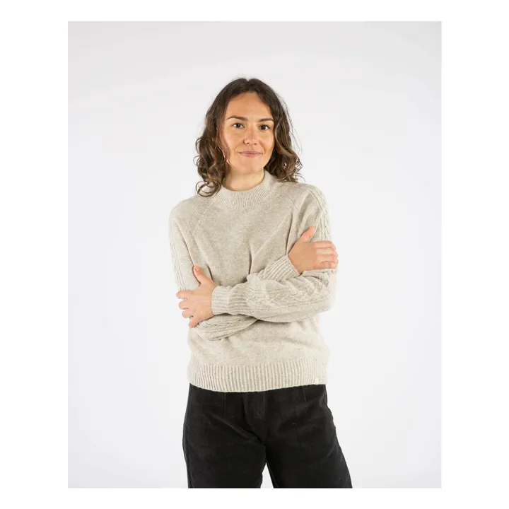 Wool Sweater | Oatmeal- Product image n°1