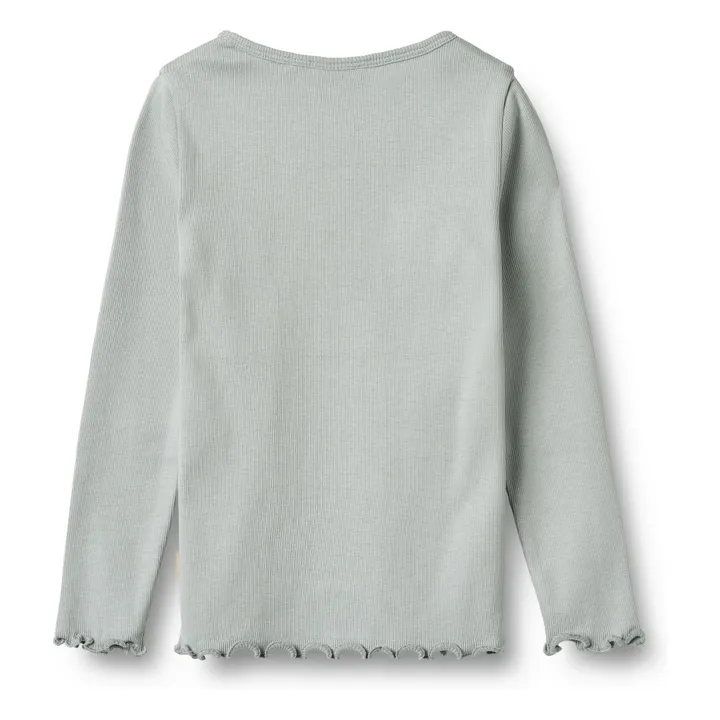 T-shirt Ida Coton Bio | Bleu Clair- Image produit n°7