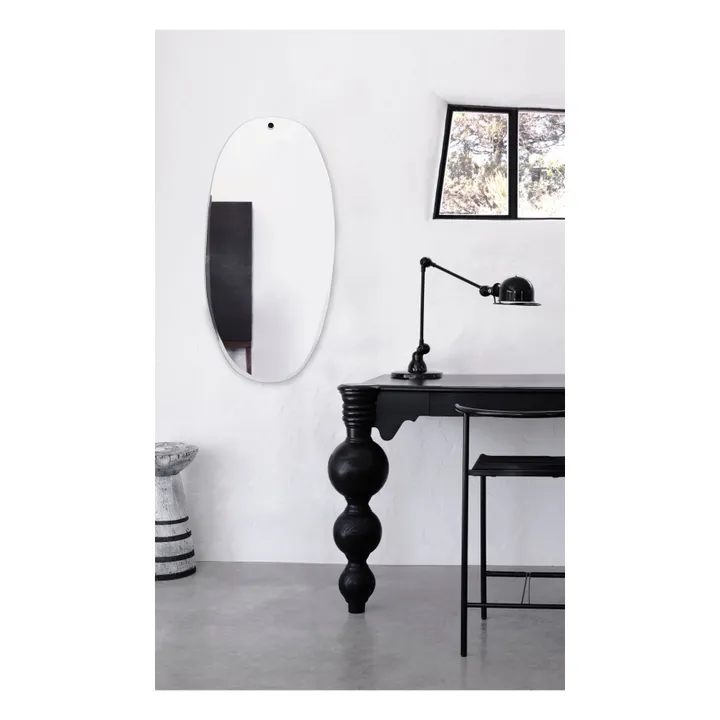 Miroir extra plat biseauté - forme aléatoire ovale 45x95 cm- Image produit n°5