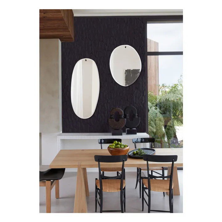 Miroir extra plat biseauté - forme aléatoire ovale 45x95 cm- Image produit n°3