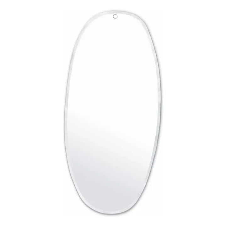 Miroir extra plat biseauté - forme aléatoire ovale 45x95 cm- Image produit n°0