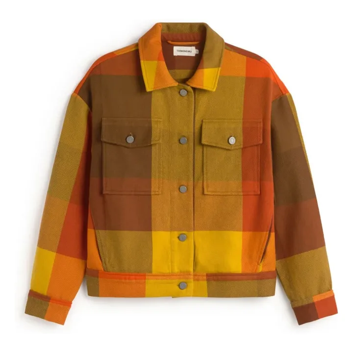Veste Creek Blanket Frans Coton Bio | Orange- Image produit n°0