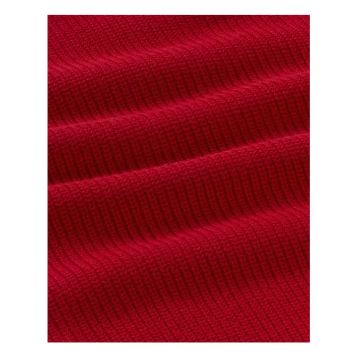 Carmen organic cotton sweater | Red- Product image n°3