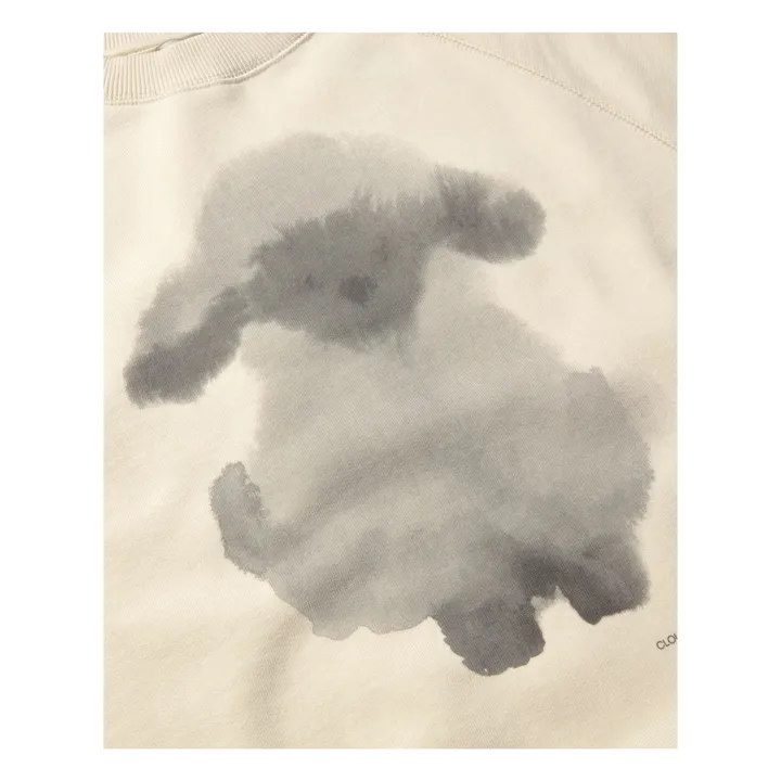 Sudadera de algodón orgánico Cloud Sheep Bonnie | Blanco- Imagen del producto n°3