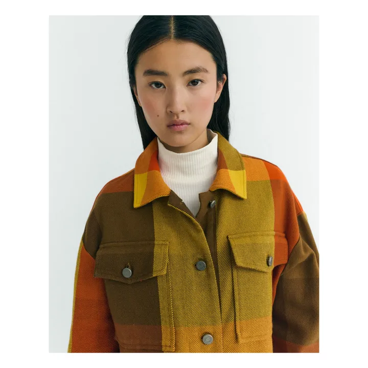 Veste Creek Blanket Frans Coton Bio | Orange- Image produit n°6