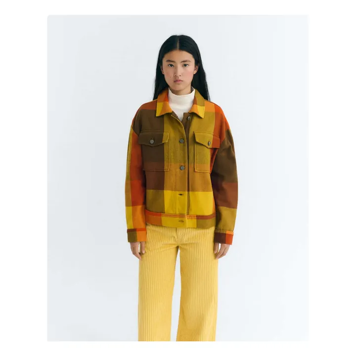 Veste Creek Blanket Frans Coton Bio | Orange- Image produit n°1