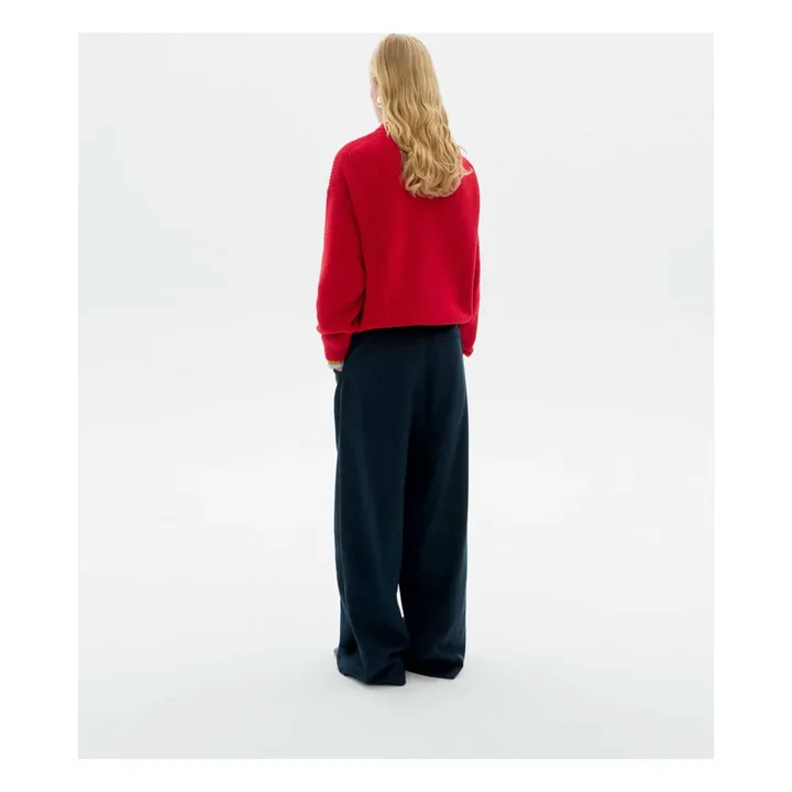 Carmen organic cotton sweater | Red- Product image n°4