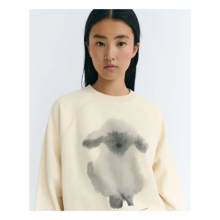 Sudadera de algodón orgánico Cloud Sheep Bonnie | Blanco- Imagen del producto n°6