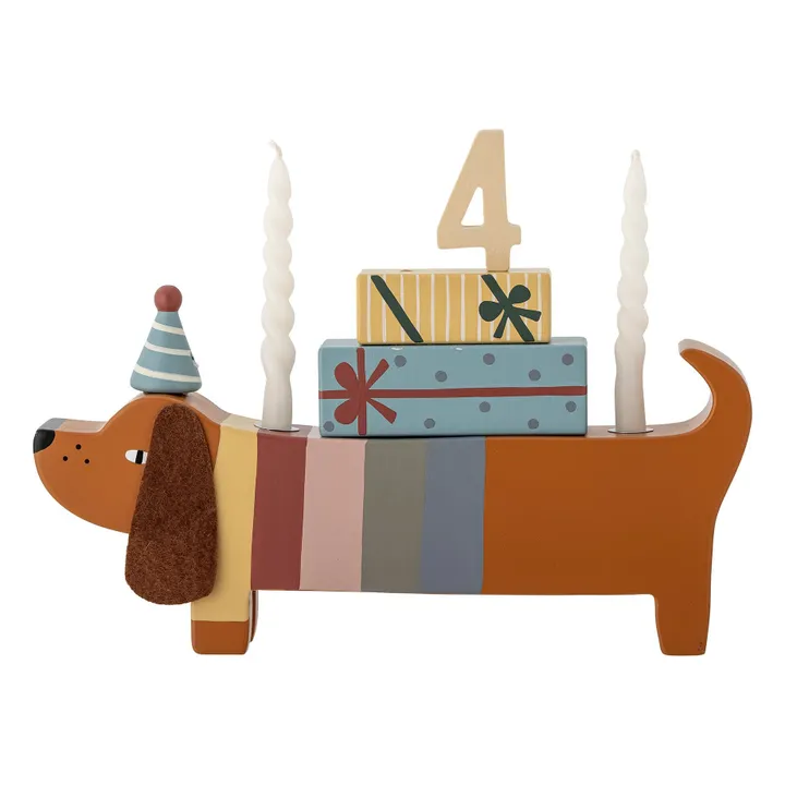 Décoration d'annversaire Charlie | Marron- Image produit n°0