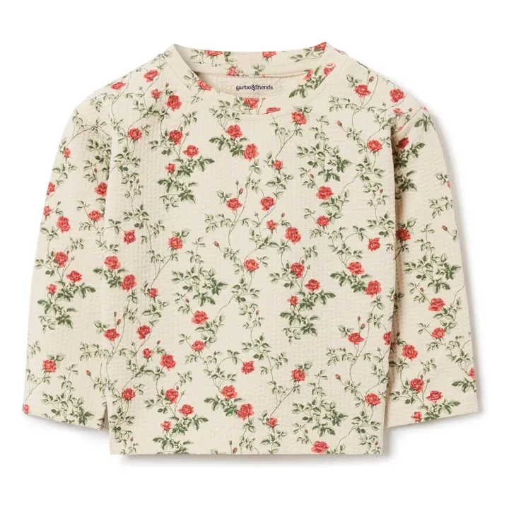 T-shirt Petit Rose Mini | Ecru- Image produit n°0