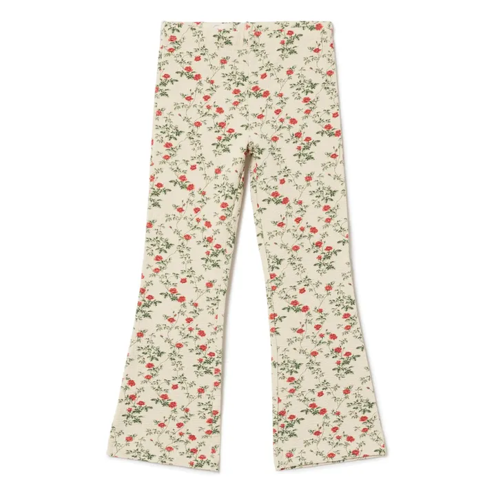 Legging Flare Petit Rose | Ecru- Image produit n°0