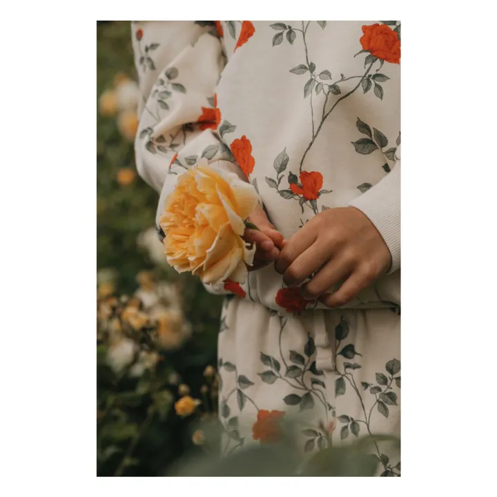 Jogger de algodón orgánico Roses | Crudo- Imagen del producto n°3