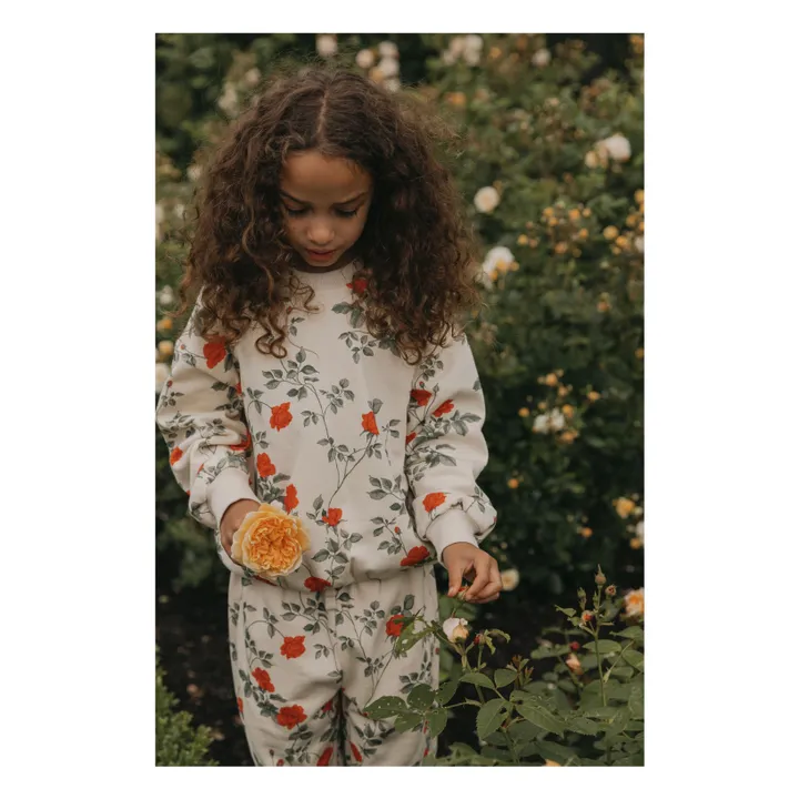 Jogger de algodón orgánico Roses | Crudo- Imagen del producto n°2