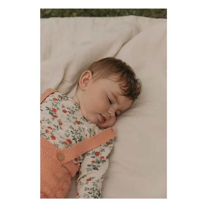 T-shirt Petit Rose Mini | Ecru- Image produit n°2