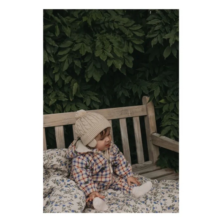 Combinaison Mulberry Carreaux | Ecru- Image produit n°2