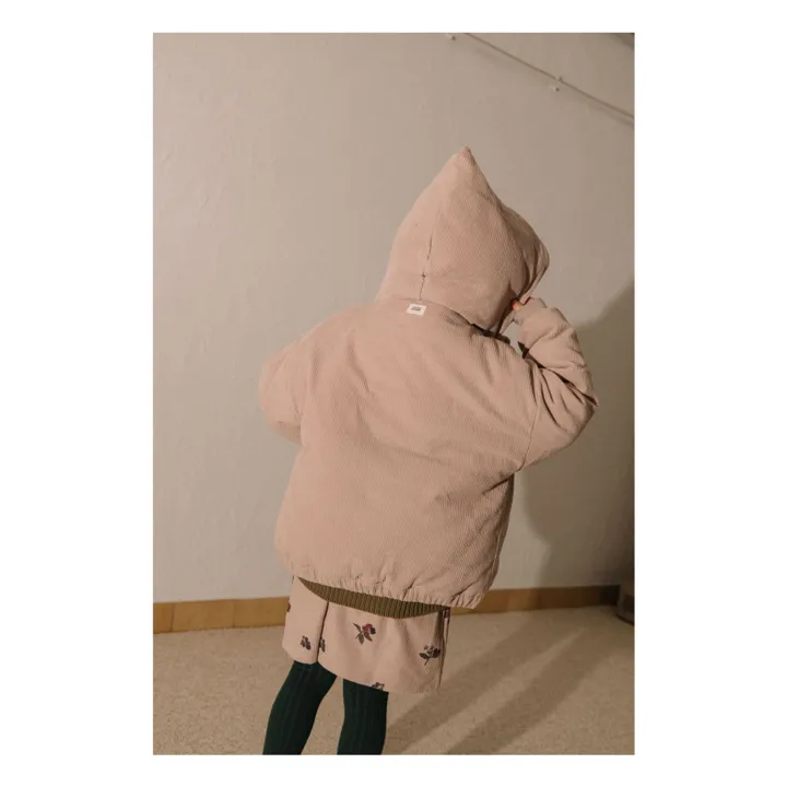 Manteau Frio Mûres Velours Côtelé Fibres Recyclées | Mauve- Image produit n°4