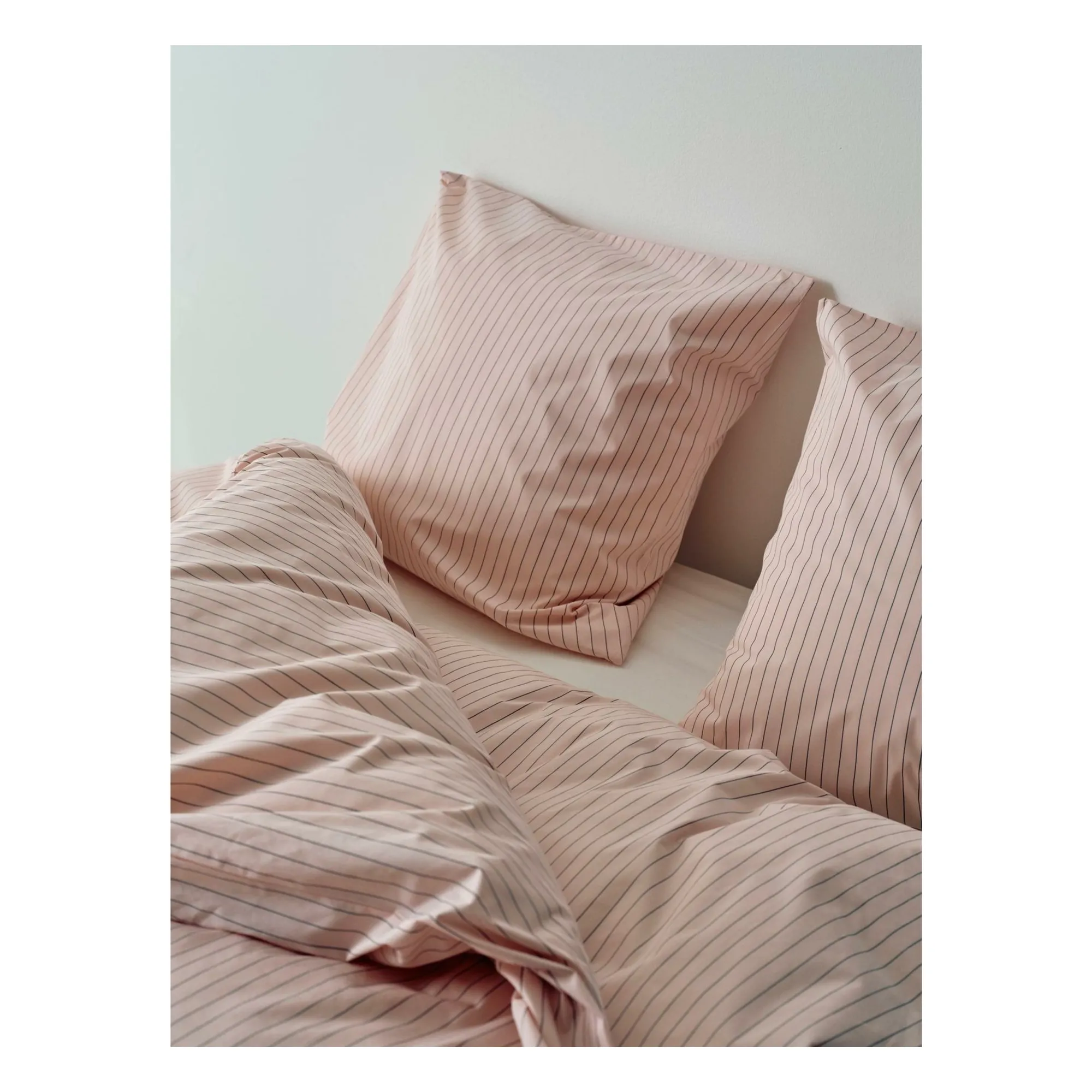 Housse de couette Fineline | Rose pâle- Image produit n°2