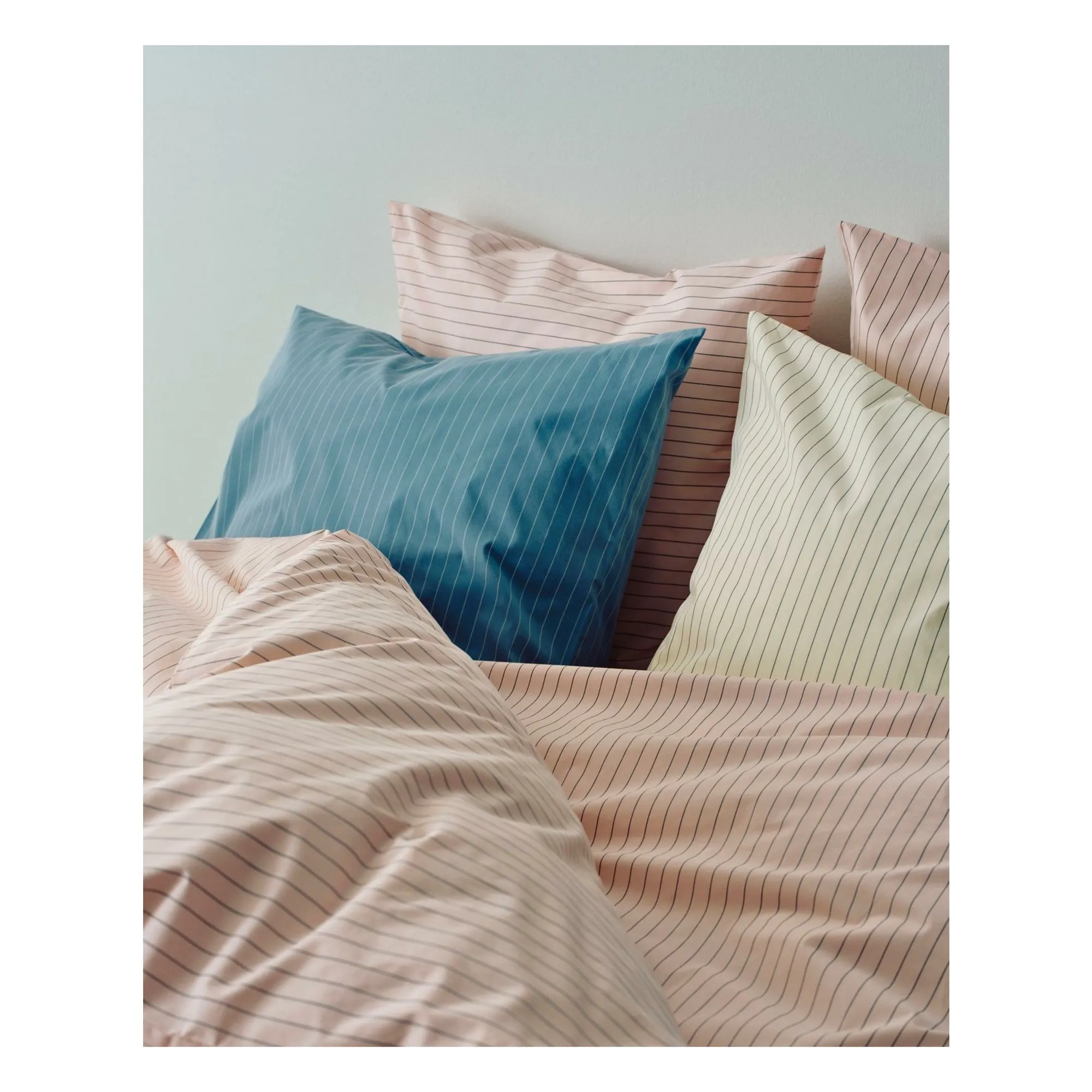 Housse de couette Fineline | Rose pâle- Image produit n°4