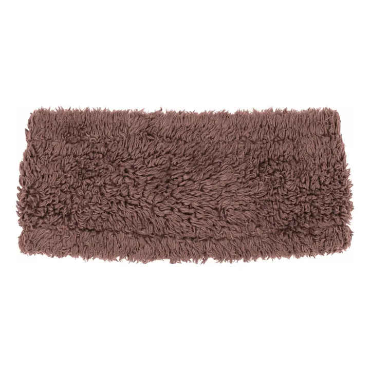Tour de Cou Façon Sherpa Tom Coton Bio | Mauve- Image produit n°0