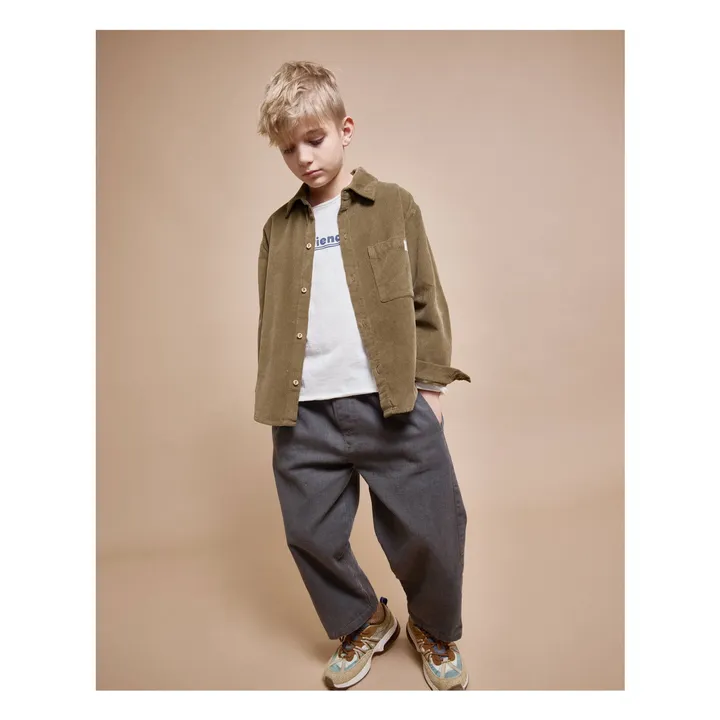 Pantalon Denim Coton Bio | Denim gris- Image produit n°2