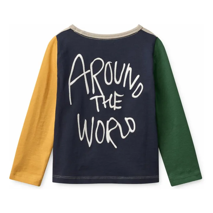 T-shirt Apia Panda Coton Bio | Bleu marine- Image produit n°1