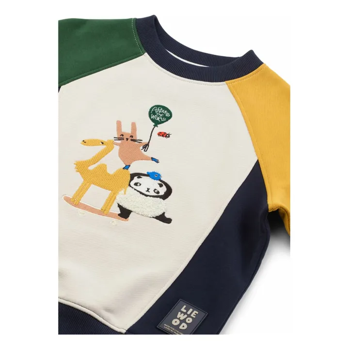 Sweat Aude Coton Bio | Bleu marine- Image produit n°2